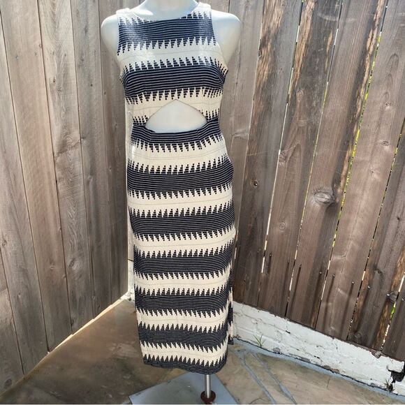 Mara Hoffman black and white cutout dress size 2 - Picture 12 of 15